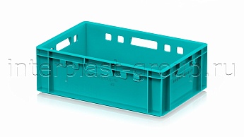 Ящик для мяса и колбасных изделий Е-2 бирюзовый в Энгельсе