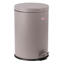 Ведро-контейнер для мусора (урна) с педалью LAIMA Classic, 20 л, серое, матовое, металл, со съемным внутренним ведром в Энгельсе Ведро-контейнер для мусора (урна) с педалью LAIMA Classic, 20 л, серое, матовое, металл, со съемным внутренним ведром в Энгельсе