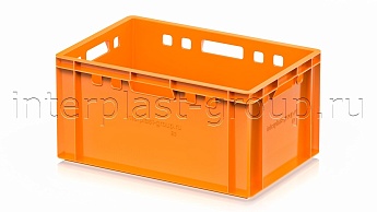 Ящик для мяса и колбасных изделий Е-3 оранжевый в Энгельсе