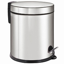 Ведро-контейнер для мусора урна с педалью LAIMA Classic Plus, 5 л, зеркальное в Энгельсе Ведро-контейнер для мусора урна с педалью LAIMA Classic Plus, 5 л, зеркальное в Энгельсе