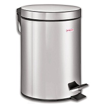 Ведро-контейнер для мусора (урна) с педалью LAIMA Classic, 5 л, зеркальное, нержавеющая сталь, со съемным внутренним ведром в Энгельсе Ведро-контейнер для мусора (урна) с педалью LAIMA Classic, 5 л, зеркальное, нержавеющая сталь, со съемным внутренним ведром в Энгельсе