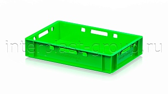 Ящик для мяса и колбасных изделий Е-1 светло-зеленый в Энгельсе Ящик для мяса и колбасных изделий Е-1 светло-зеленый в Энгельсе