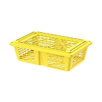 Ящик продуктовый универсальный желтый в Энгельсе