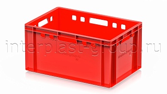 Ящик для мяса и колбасных изделий Е-3 красный в Энгельсе