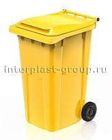Контейнер для мусора 240 л желтый облегченный 240 желтый в Энгельсе