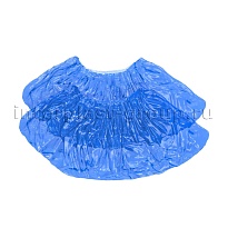 Бахилы голубые 2000 шт (1000 пар), 16 мкм, однослойные, с одной резинкой, Эконом в Энгельсе Бахилы голубые 2000 шт (1000 пар), 16 мкм, однослойные, с одной резинкой, Эконом в Энгельсе