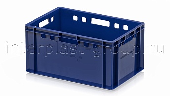Ящик для мяса и колбасных изделий Е-3 темно-синий в Энгельсе