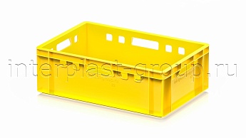 Ящик для мяса и колбасных изделий Е-2 желтый в Энгельсе