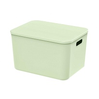 Ящик пластиковый вкладываемый светло-зеленый 410х305х245 мм в Энгельсе
