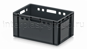 Ящик для мяса и колбасных изделий Е-3 темно-серый в Энгельсе